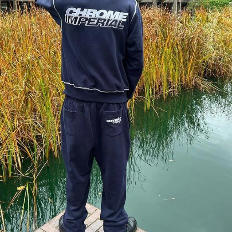 Straight Pants High Street Retro Trousers Women Y2K Street HipHop Straight Pants Men Women Sweatpants Kpop Pants 90s 251020