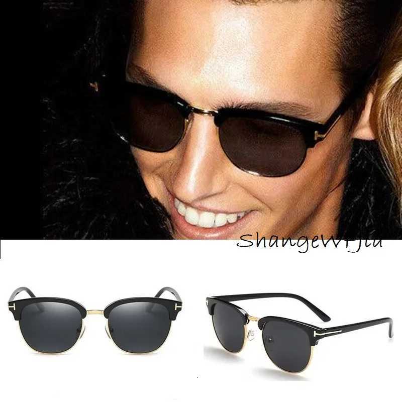 Classic Half Metal Men Sunglasses 2024 Women Brand Designer Sun Glasses Retro Driving Travelling F sunglasses sunshade UV400T251024