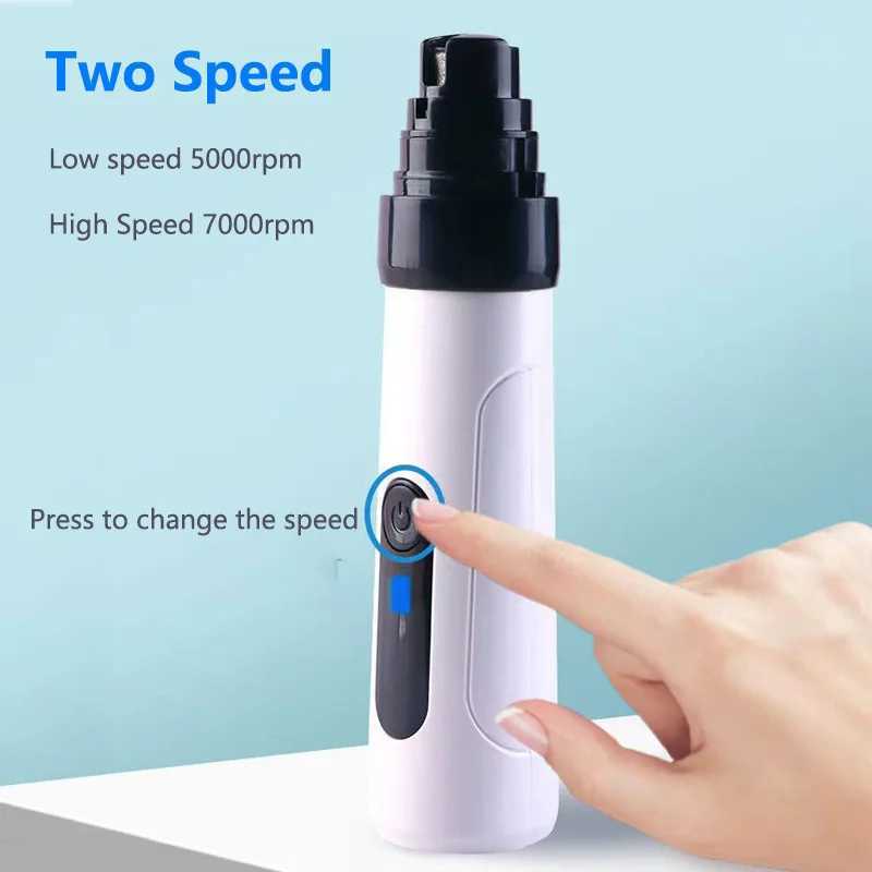 Heusom Silent Groom Pro Nail Grinder Heusom Dog Nail Trimmer USB Charging Pet Nail Grinder Super Quiet Pet Nail Clippers Z20251024