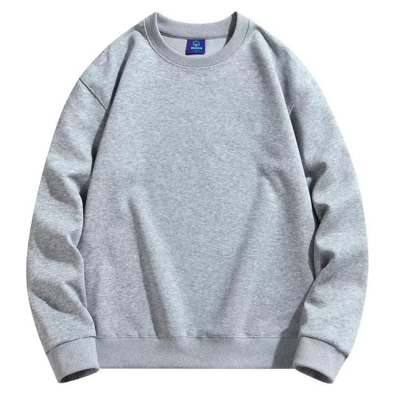 Autumn and winter pullover with velvet round neck sweatshirt, workwear, customized workwear, embroidered logo, advertising shirt, outerwear, cultural 