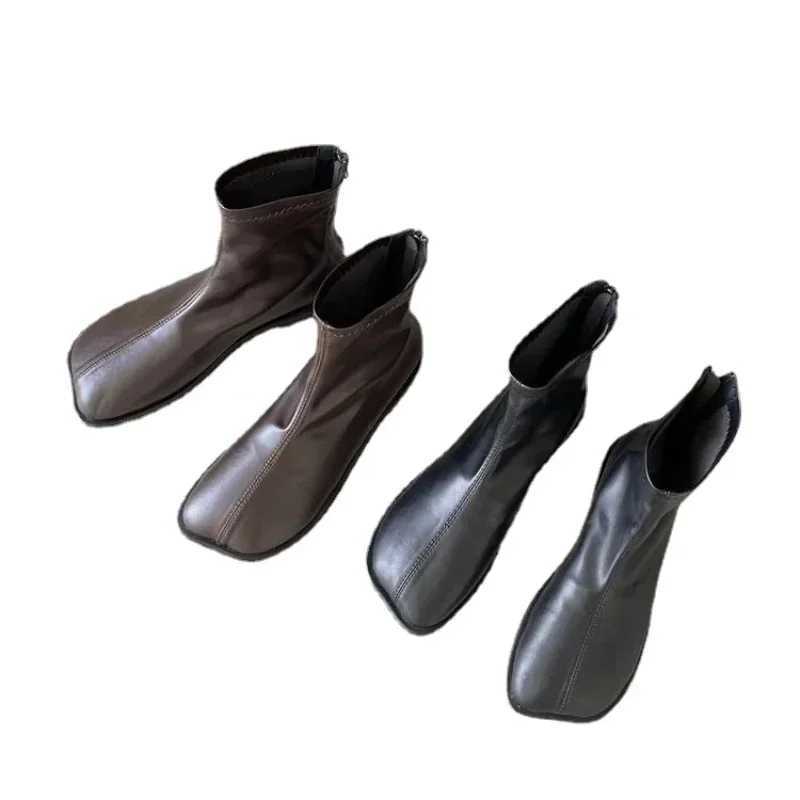 Woman Elastic Boots Fashion Ladies Thick Bottom Ankle Luxury Designer Female Boots Nre Autumn Winter Womens Chelsea Boots 2024 W251024