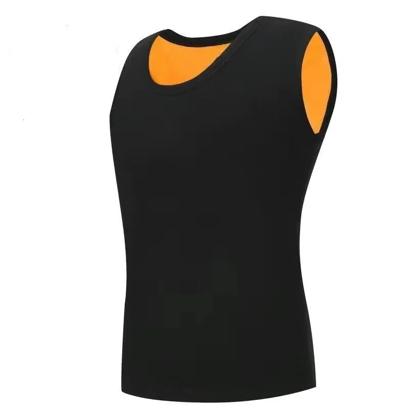 2pcs Men Thermal Underwear Man Sleeveless Vest Autumn WinterThermo Lingerie Mens Warm Top Thickening Thermo Vest Undershirt 251018