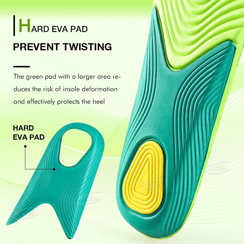 XxinSports Insole EVA Elastic Running Insoles Lightweight Shoe Insoles Men Women Shoe Pad Size 35251020