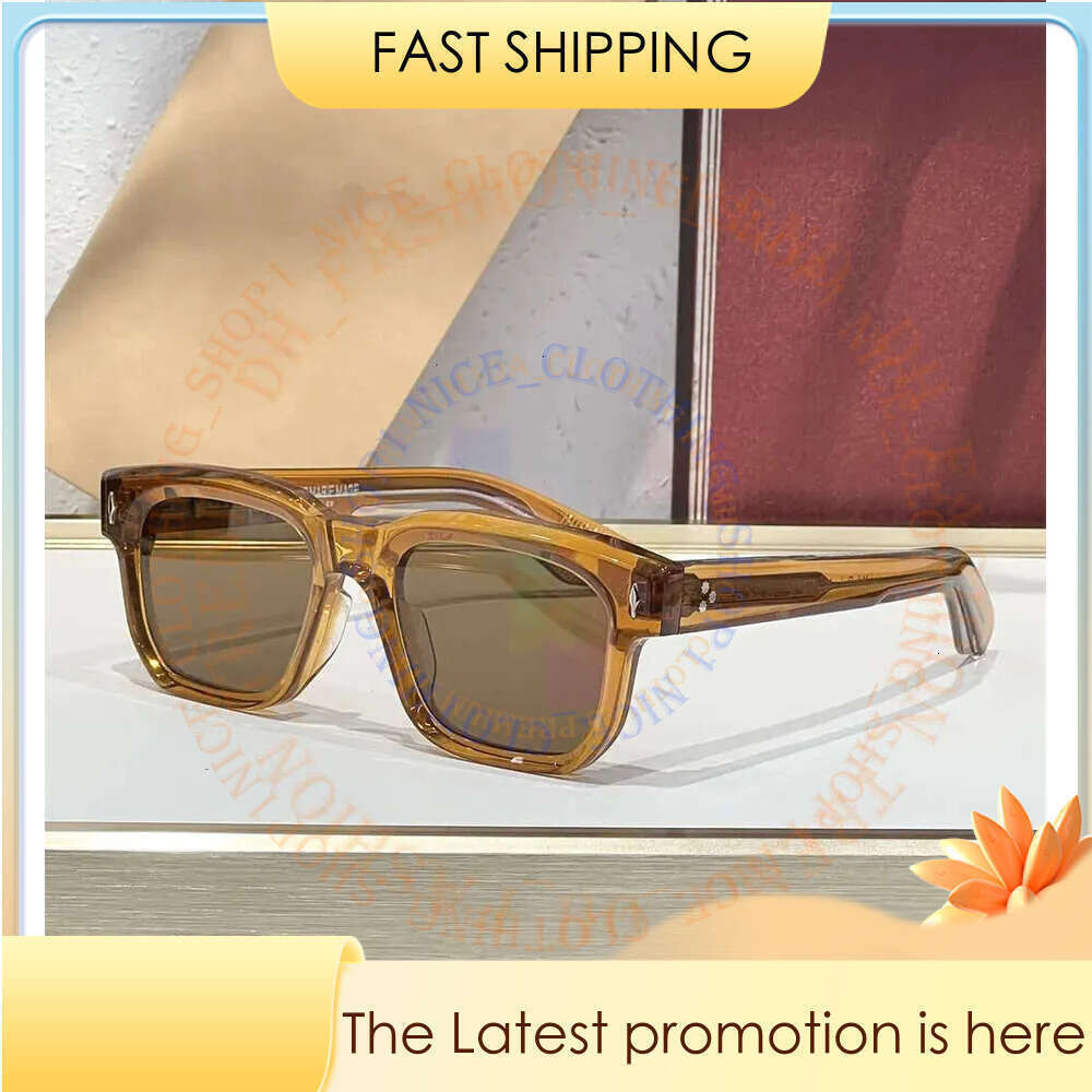 Designer Jmms Sunglasses Mens Sun Glasses Luxury Eyewear Women Classic Vintage Design Square Frame Driving Beach Fashion Anti-Radiation Jacsunglasses 044