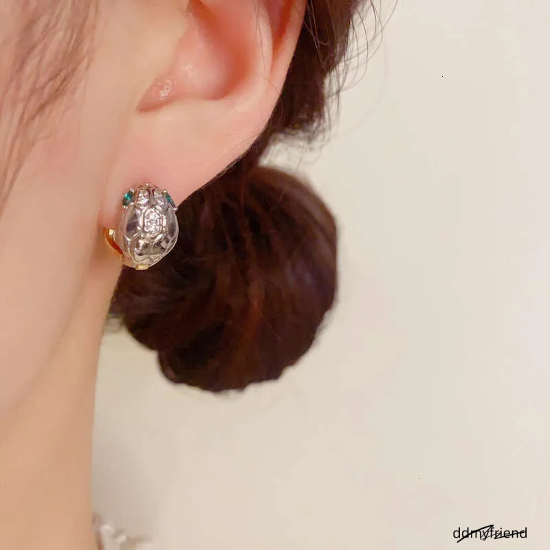 Fashion Snake Earrings: Unique Gold And Sier Color-Block Design, Lightweight High-Quality Jewelry Ddmyfriend