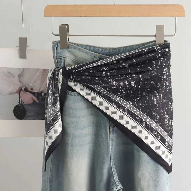 HighEnd Retro Tiee Triangar Binder cloth Wens Spring and Summer New Niche Fashion AllMahing Scarf Jeans Belt Y251024
