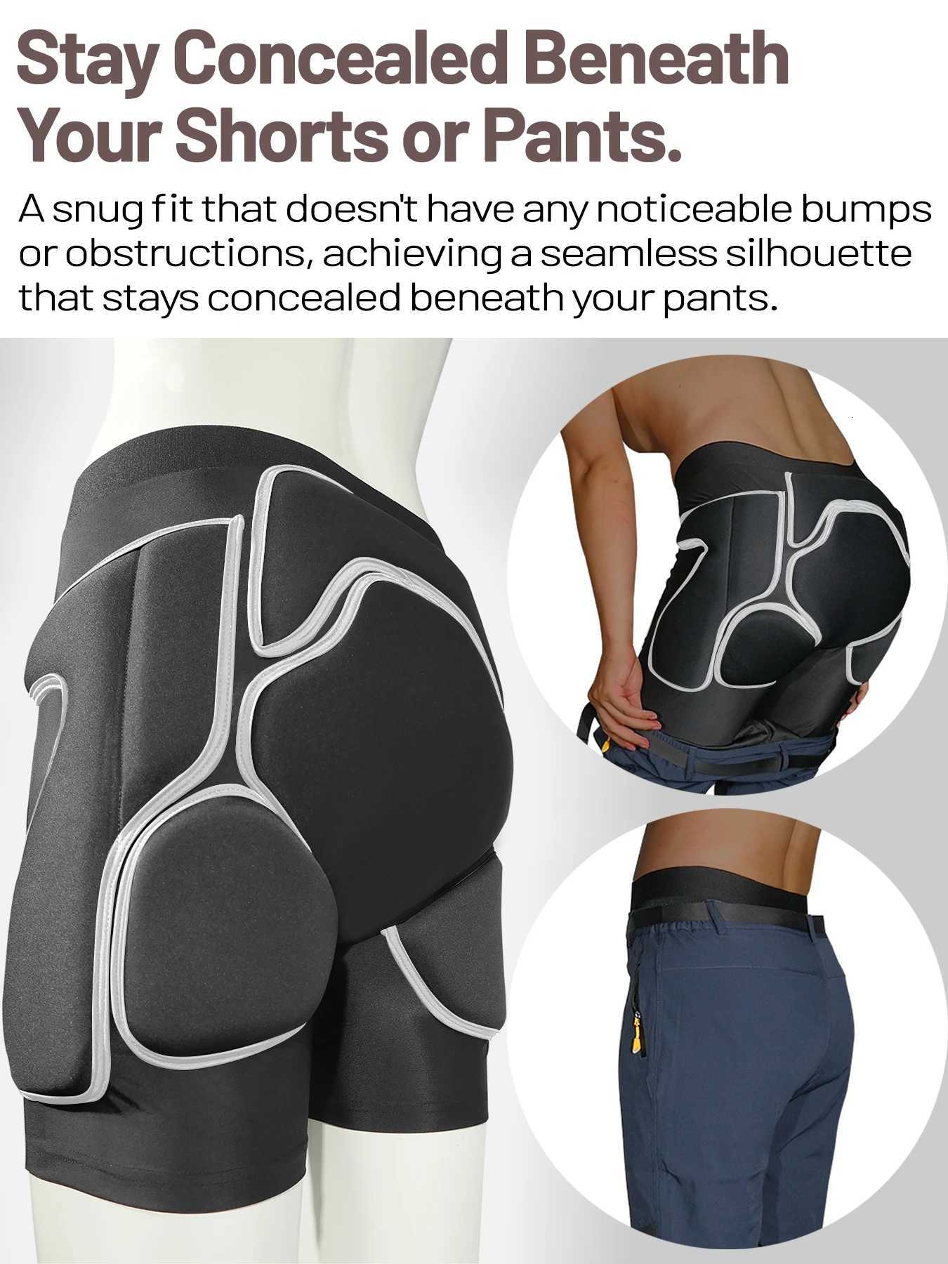 AVIVOR Protective Padded Shorts for SnowboardSkate and SkiFull Protection for HipButt and TailboneW251024