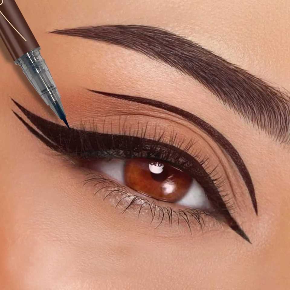 The new 0005mm ultrafine eyeliner with longlasting makeup is a waterproof professional antiperspirant liquid eye eyebrow pencL251024
