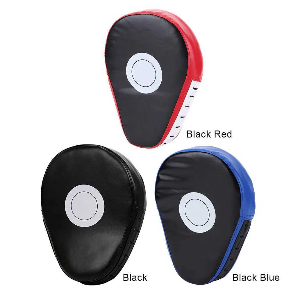 Curved Boxing Hand Target PU Leather Curved Punching Target Bag Breathable Kick Boxing Gloves Pad for Martial Art Sanda Training Y251023