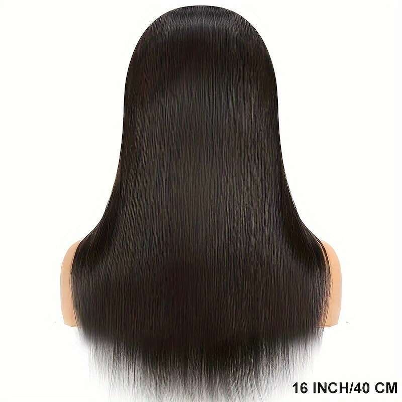 Human Hair Plucked 200% Density Pre Cut Lace Free Part Glueless and Go Wig HD Straight 4x4 wig human hair Real No Glue Ready to Wear Wigs for Women