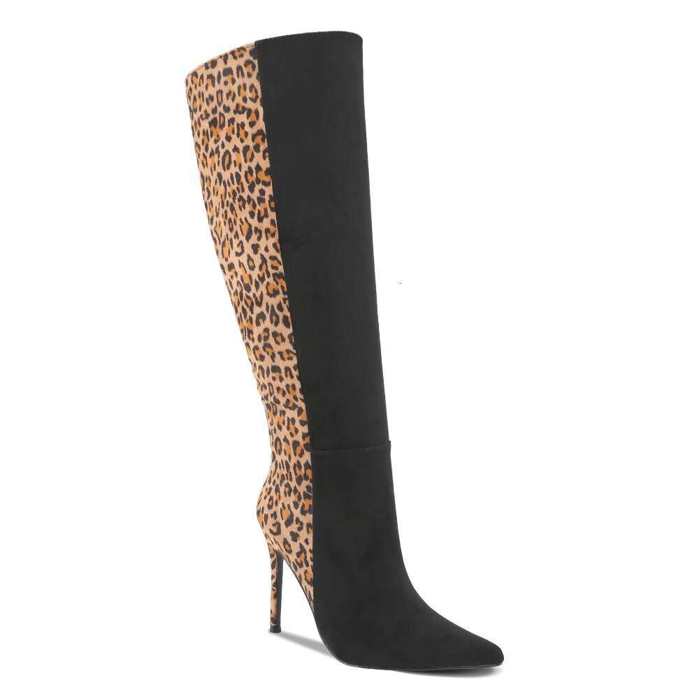 Sexy Side-Zip Stiletto Knee Boots For Women - 2025 Pointed Toe Party Shoes, Nightclub & Evening Event Heels