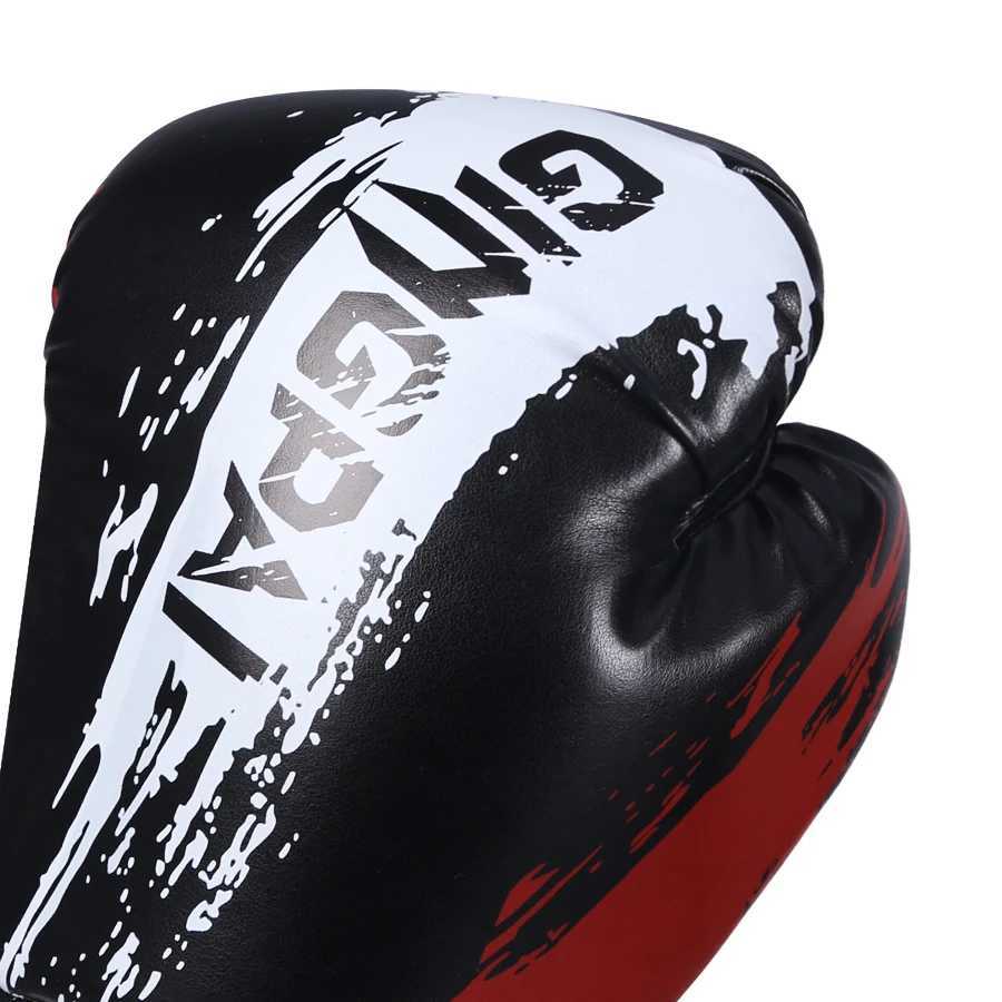 PU Kick Boxing Gloves for Men and Women Karate Muay Thai Free Fight MMA Sanda Training Adults 6 10oz Y251023