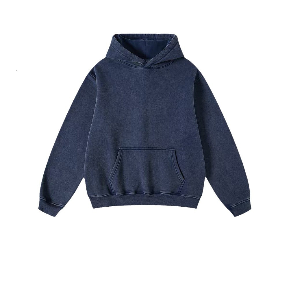 Designer Hoodie Jacket Tracksuit Men Polo Veste Coat 2025 Autumn Winter Heavyweight Fleece Thickened European And American Retro Cross-border Washed S