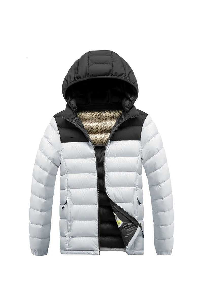 Mens Clothing Mens New Winter Parkas Korean Version Slim Fit Warm Parkas Detachable Cap Casual Comfortable Mens Top Jacket Z251024