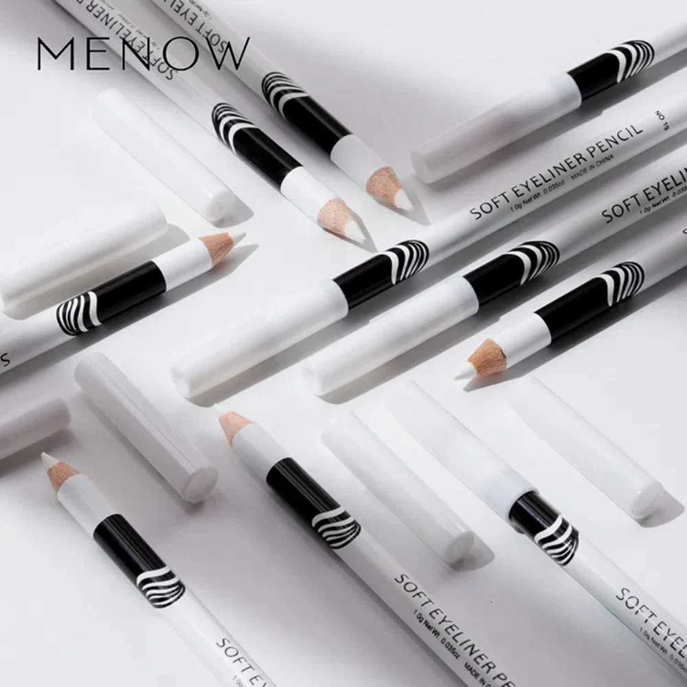 12pcs White Eyeliner Makeup Smooth Easy To Wear Eyes Brightener Highlighter Waterproof Long Lasting Eyes Liner Pencils MakeupL251024