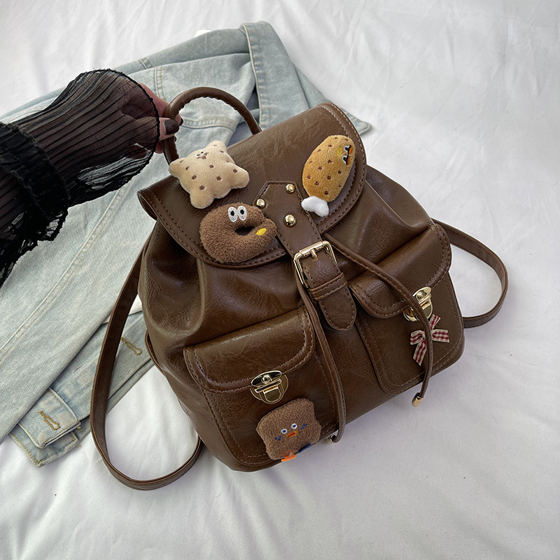 Luxury Brand Designer Bag This Year's Trendy Super Hot Women's Backpack 2025 New Versatile Back Bag Exquisite Mini Niche School Bag