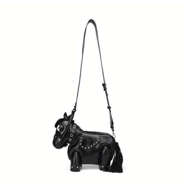 Wo 'S Fashion Pony Personality Creative Cute Style Shoulder Handbag