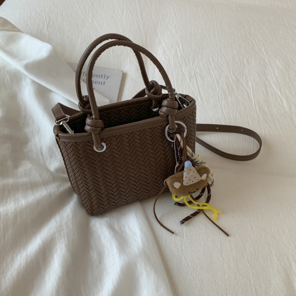 Trendy Vintage Design by Niche Versatile Knitted Messenger Style Travel Companion