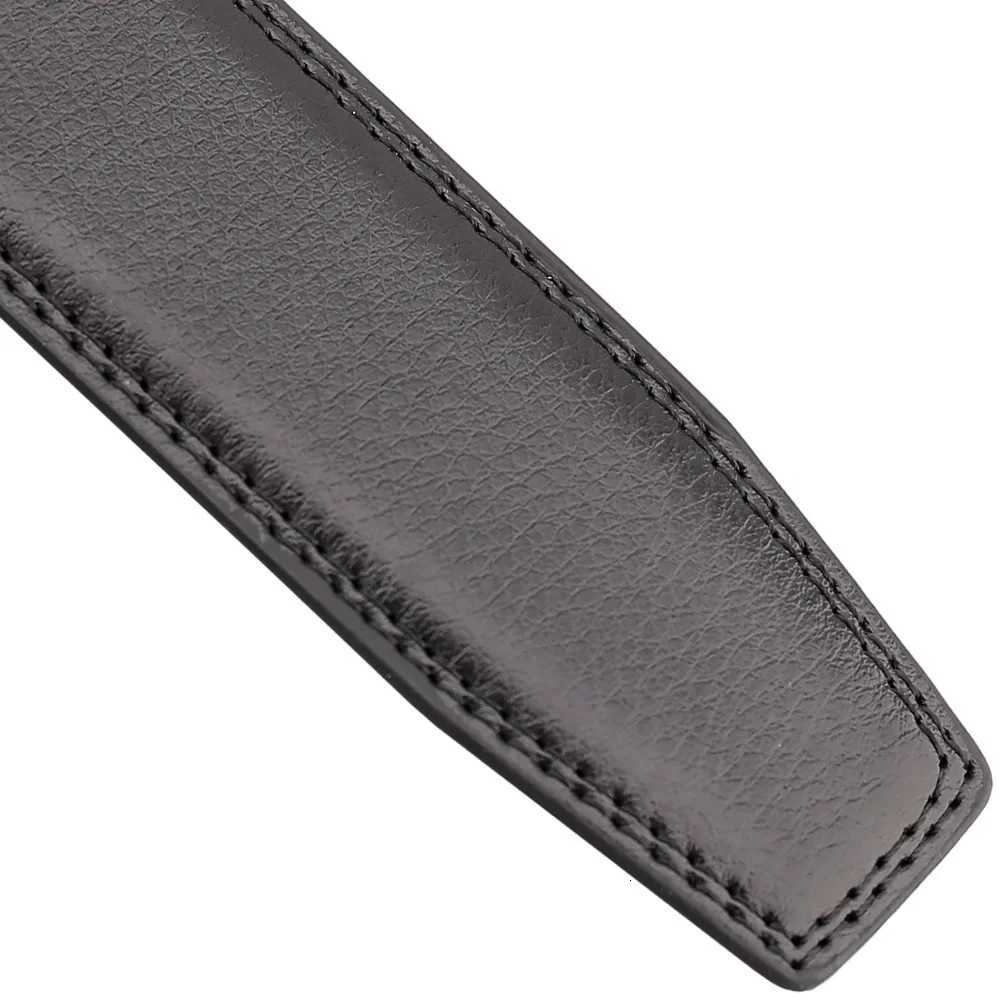 Plus Large Size 130 140 150 160 170cm Mens Leather Belts Fashion Automatic Buckle Cowskin Belt Luxury Designer 35cm Width W251024