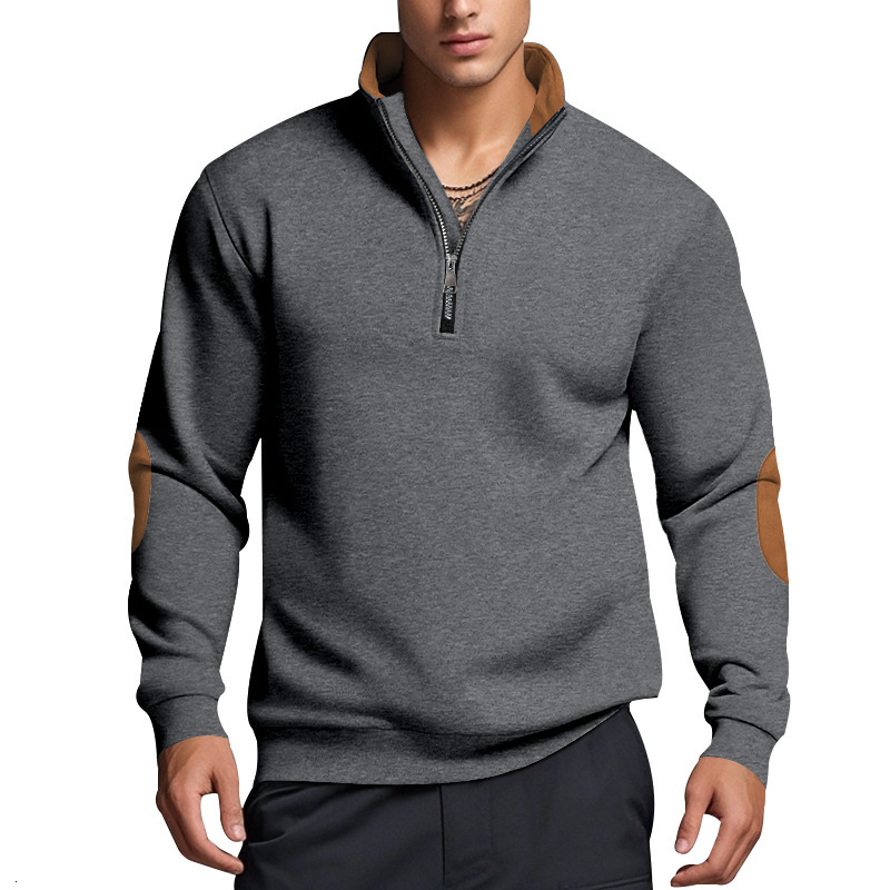 Cross-border Amazon TK Designer Hoodie Jacket Tracksuit Men Polo Veste Coat Hot-selling Autumn New Men's Casual Pullover Zipper Sweatshirt Henry 