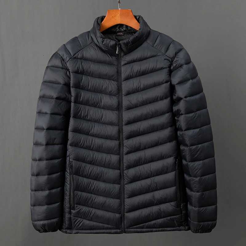 New in Mens Oversize Jacket Autumn Stand Collar Winter Cotton Padded Parka Male Coat Warm Padding Outerwear Korean Style S54 Z251024