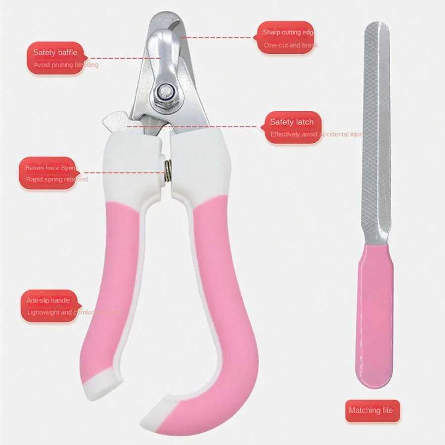 Pet Nail Scissors Dog and Cat Nail Clippers Nail Clippers Pet Scissors Pet Daily Necessities Set Z20251024