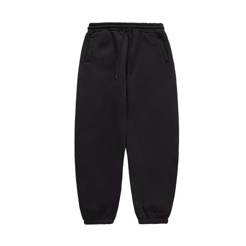 Men's Clothing|American Style Hooded Set 25 Winter New Lined Thickened 10 Colors Fleece Sweatshirt Sweatpants Unisex