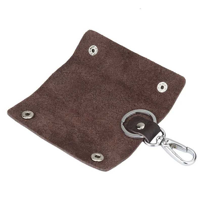 Head Layer Cowhide Household Key Bag for Mens Retro Waist Hanging Door Key Organizer Case Universal Leather Key Holder Wallets Z251023