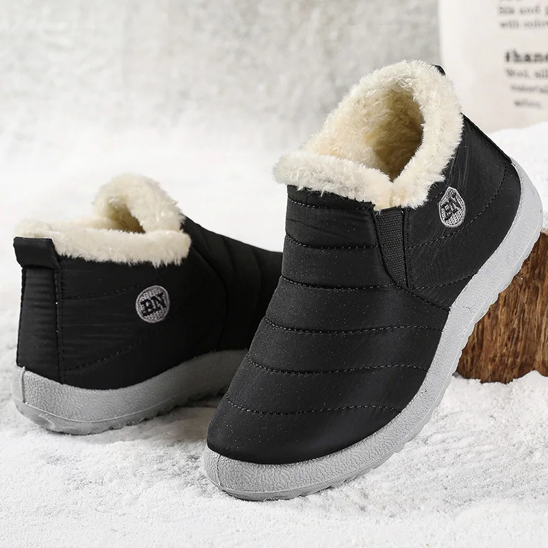 Men Boots Mens Winter Shoes Lightweight Fur Boots For Winter Man Shoes 2025 Waterproof Snow Boots Casual Botas Para Hombre251020