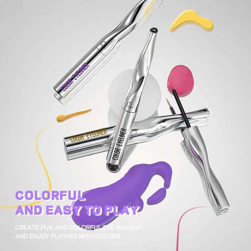 24 Colors Eyeliner Longlasting waterproof sweatproof colored liquid eyeliner nonblooming eyeliner quickdrying eyelinerL251024