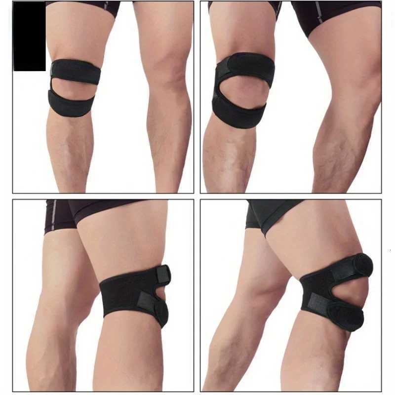 2pcs Knee Braces Adjustable Knee Pads Knee Support Sports Equipment Meniscus Straps Suitable for Running FitnessW251024