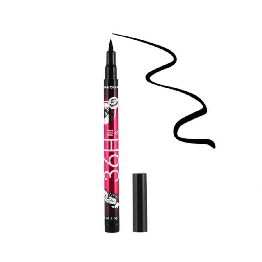 Black Eyeliner Pen Eyes Makeup Waterproof Liquid Eye Liner Pencil Make up Longlasting Eyelid Drawing CosmeticsL251024