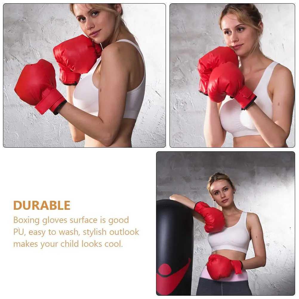 Boxing Gloves Comfortable Kickboxing Sparring Professional Training Red Sports Fitness Gym Durable Safe Non Deform Easy Wash Y251023