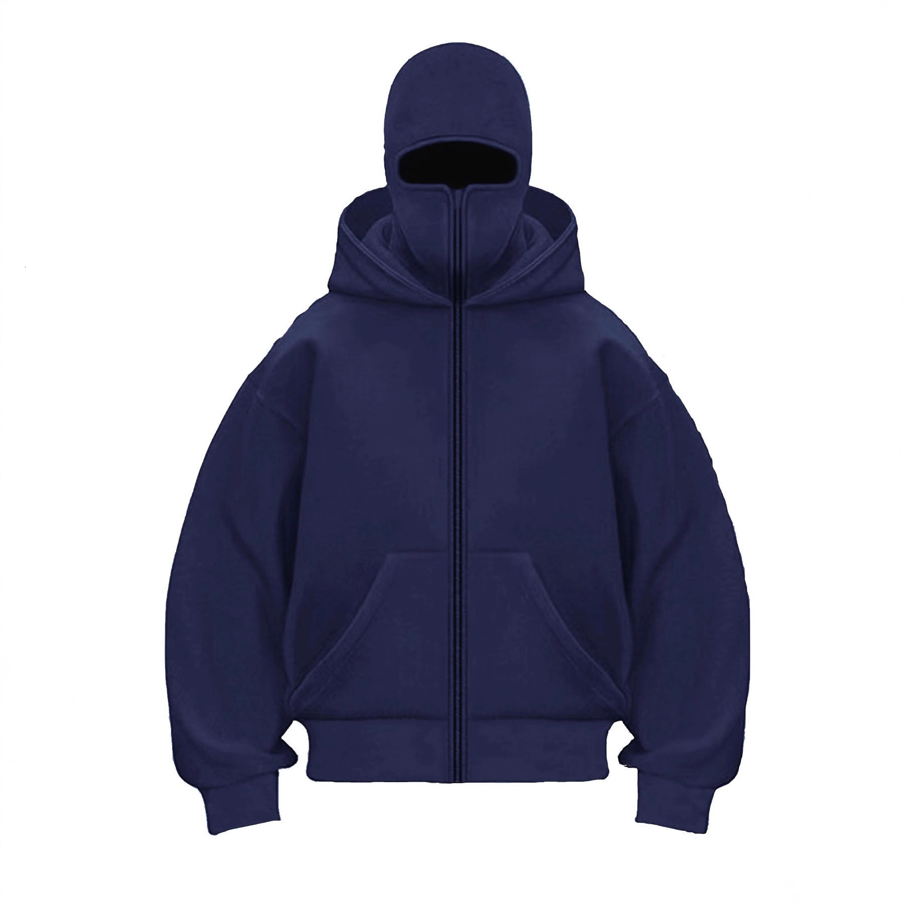 Cross-border Spring And Autumn New Unique Design Designer Hoodie Jacket Tracksuit Men Polo Veste Coat Double-layer Hooded Zipper Sweatshirt Loose Stre