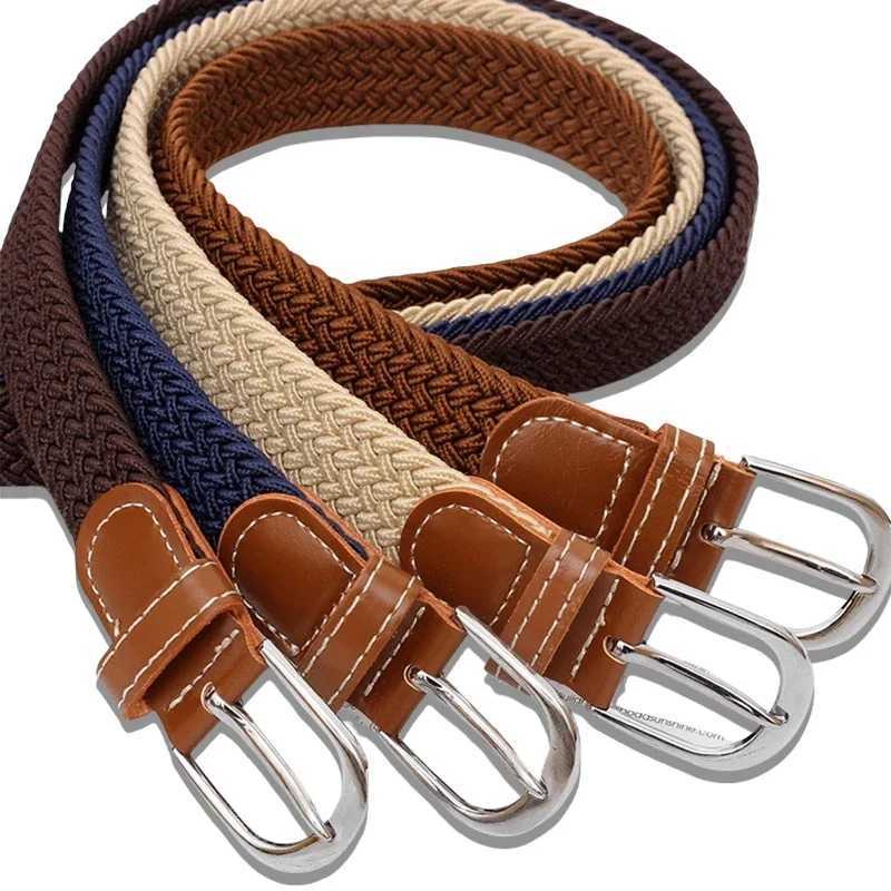 Unisex Casual Outings Canvas Elastic Belt Woven Elastic Band Party Daily Commuting W251024