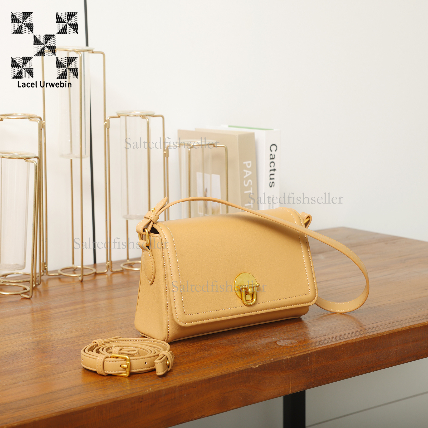 Lacel Urwebin Designer Luxury New Single Shoulder Underarm Bag Autumn/winter Fashion Commuter Versatile Crossbody Bag High End Flip Small Square Bag