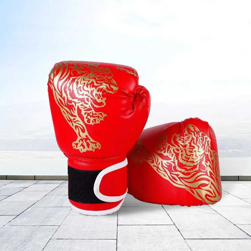 Boxing Gloves Breathable Sanda Boxing Gloves PU Leather Professional Boxing Gloves Fighting Taekwondo Mitts for Training Sandbag Y251023