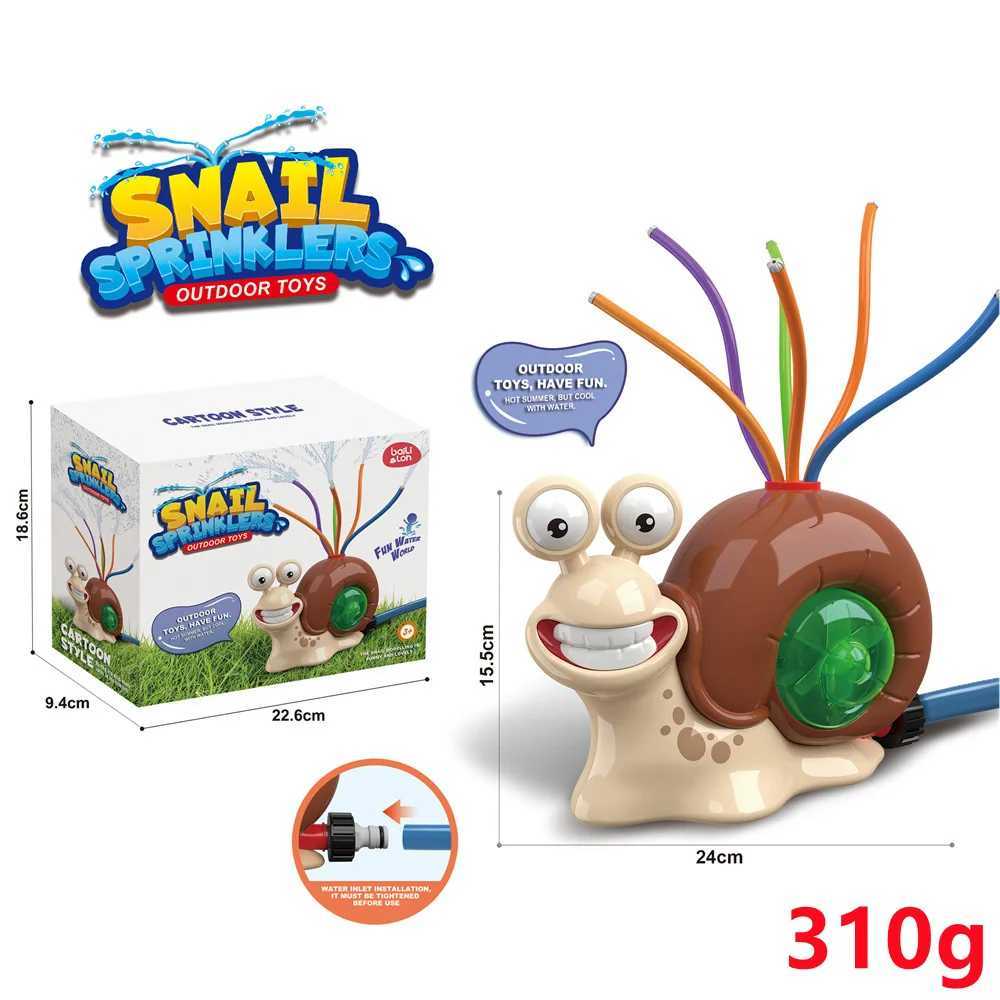 Water Spray Outdoor Toy Snail Sprinkler Backyard Garden Water Toys Summer Yard Cartoon Splash Sprinkler Baby Bath Toy for Kids J251023