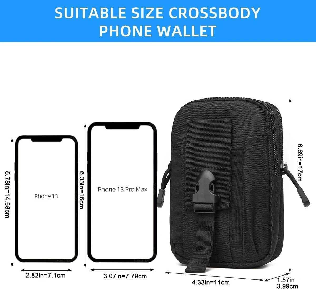 EDC Utility Gadgets Multipurpose Waist Bag Camping Hiking Outdoor gear Cell phone holster wallet bag Phone walletL251024