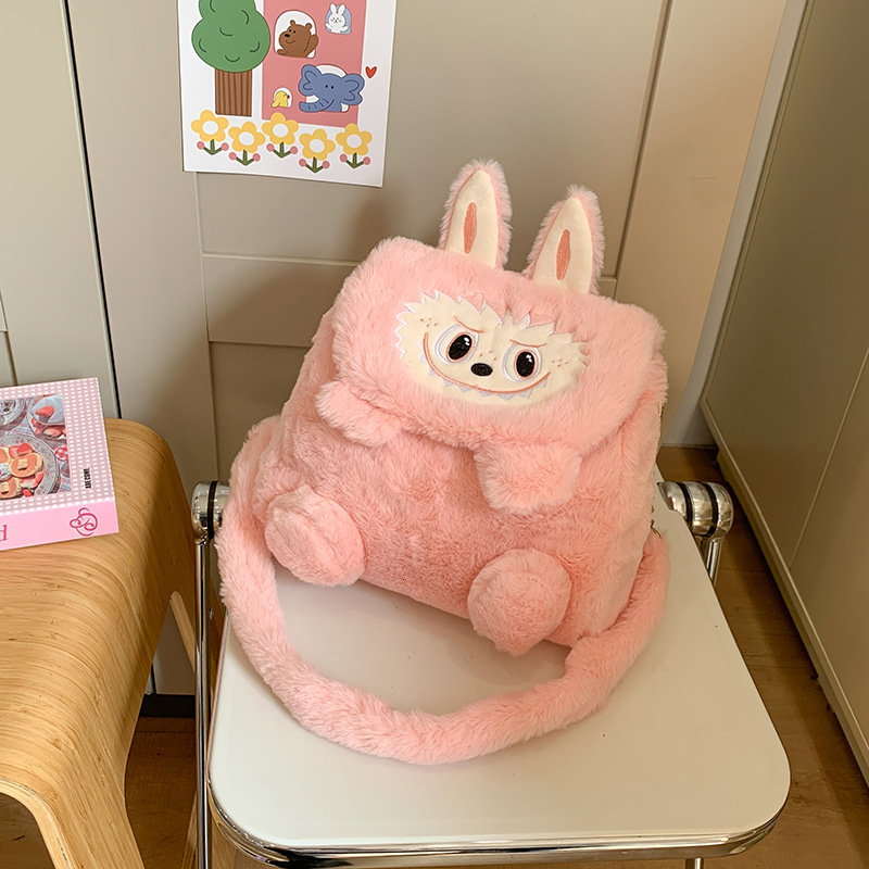 New Cartoon Fashion Cute Children's Mini Backpack Plush Cute Girl Designer Backpack Boy Cute Single Shoulder Crossbody Bag