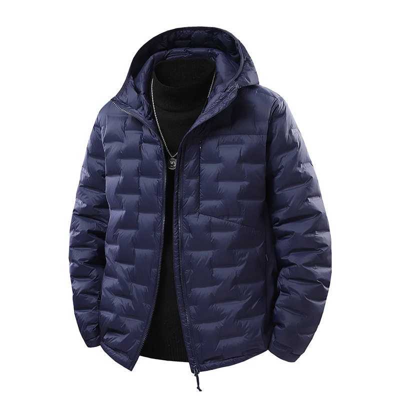 Winter Men White Duck Down Jacket Coat Men Waterproof Windproof Warm Hood Jacket Male Multi Pocket Ultralight Windbreaker Jacket Z251024
