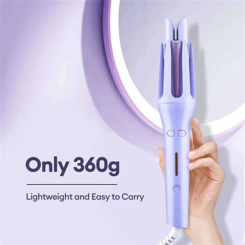 32mm Automatic Curling Rod: Large Waves & Curls Maker with Negative Ion Technology - Ideal for Perms, Bangs, and Dormitory Use