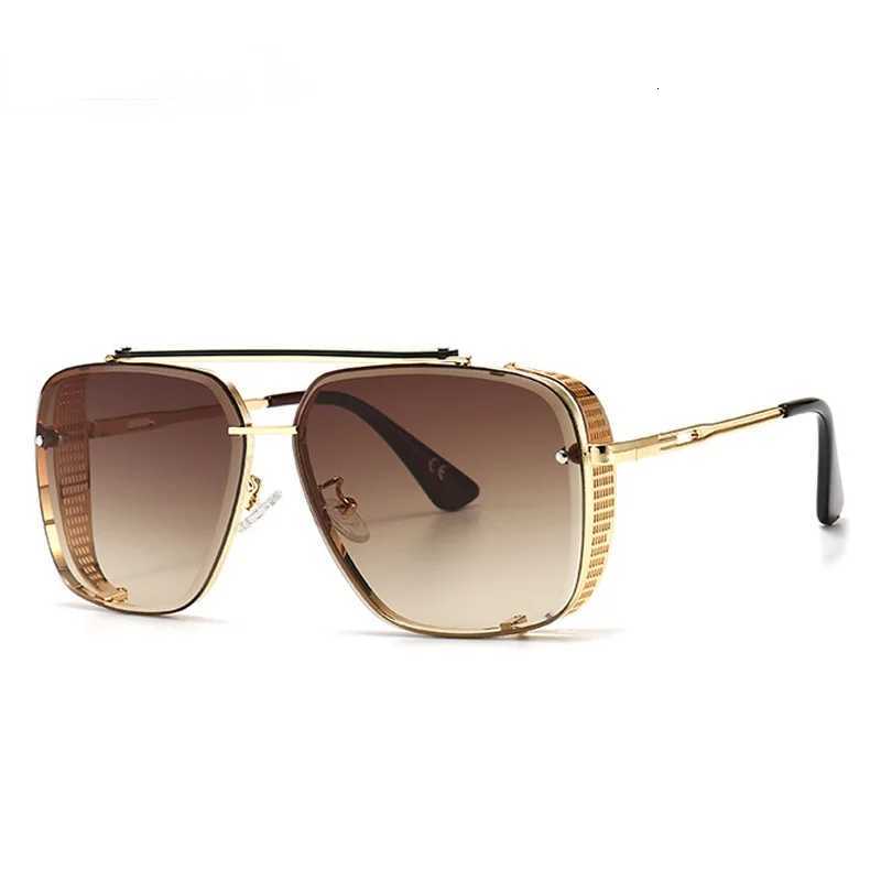 2025 New PUNK Mach six Style Gradient Sunglasses women Fashion Men Vintage Design uv400 Sun Glasses Oculos De SolT251024
