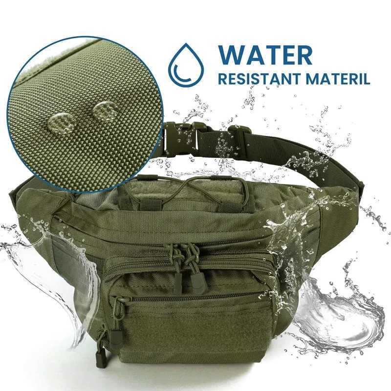 Waist Packs multifunction Fanny Pack for Men Outdoor Waist Bag Large Waist Pack for Daily Life Cycling Camping Hiking bags menL251024
