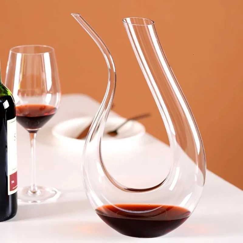 1500ML Big Decanter Handmade Crystal Red Wine Brandy Champagne es Decanter Bottle Jug Pourer Aerator For Family Bar Y251024