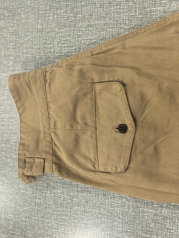 Elegant Mens Casual Cargo Pants Featuring Strong & Resilient Coarse Twill Cloth