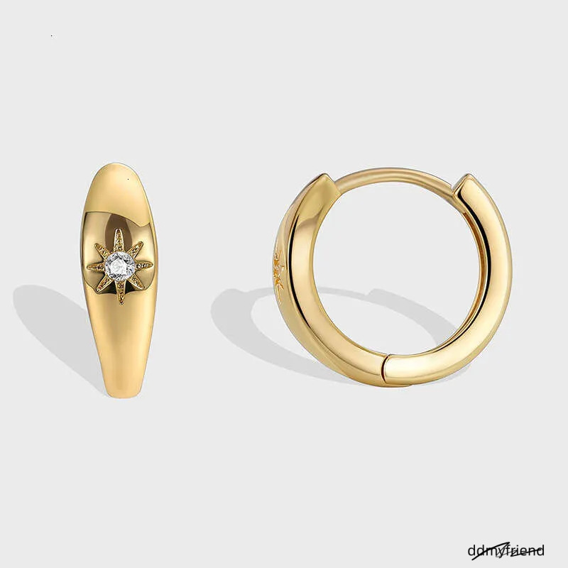 Minimalist Cubic Zirconia Earrings For Women - Fashionable Copper Sier Square Studs Ddmyfriend