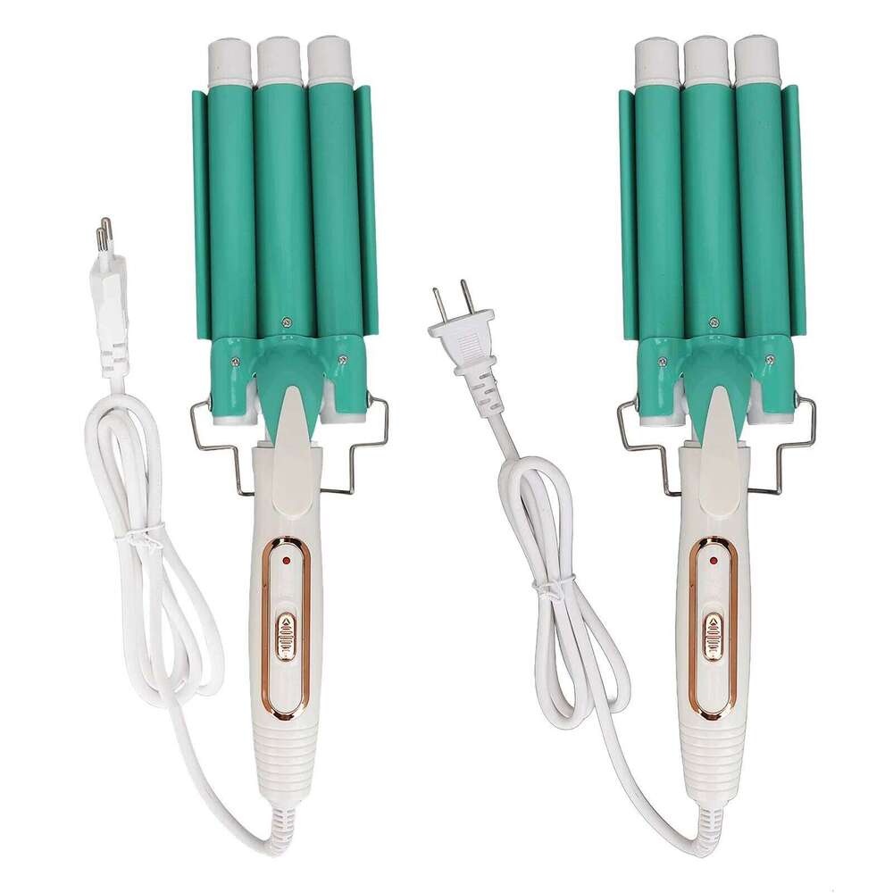 Wand Waver Curling Iron Adjustable Temperature Versatile Rotating Cord Hair Crimper for Home