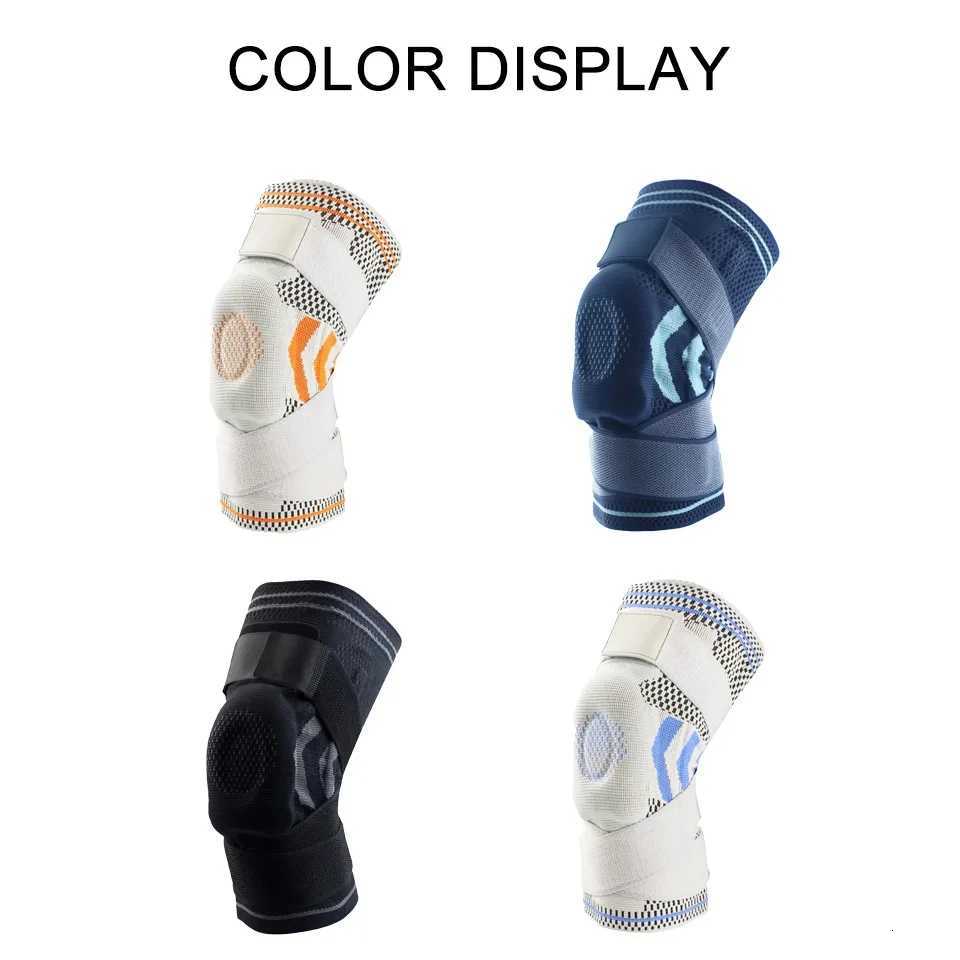 1Pcs Professional Knee Brace Compression Knee Sleeve with Patella Gel PadSide Stabilizers Knee Support Bandage for Pain ReliefW251024