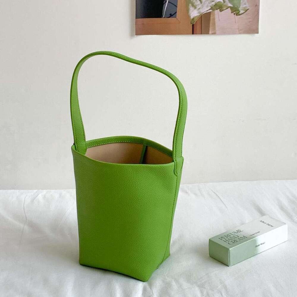 Handheld Bucket Work Commute PU Candy Color Cylinder Versatile Fashion Spring Summer New Single Shoulder Bag For Women B5